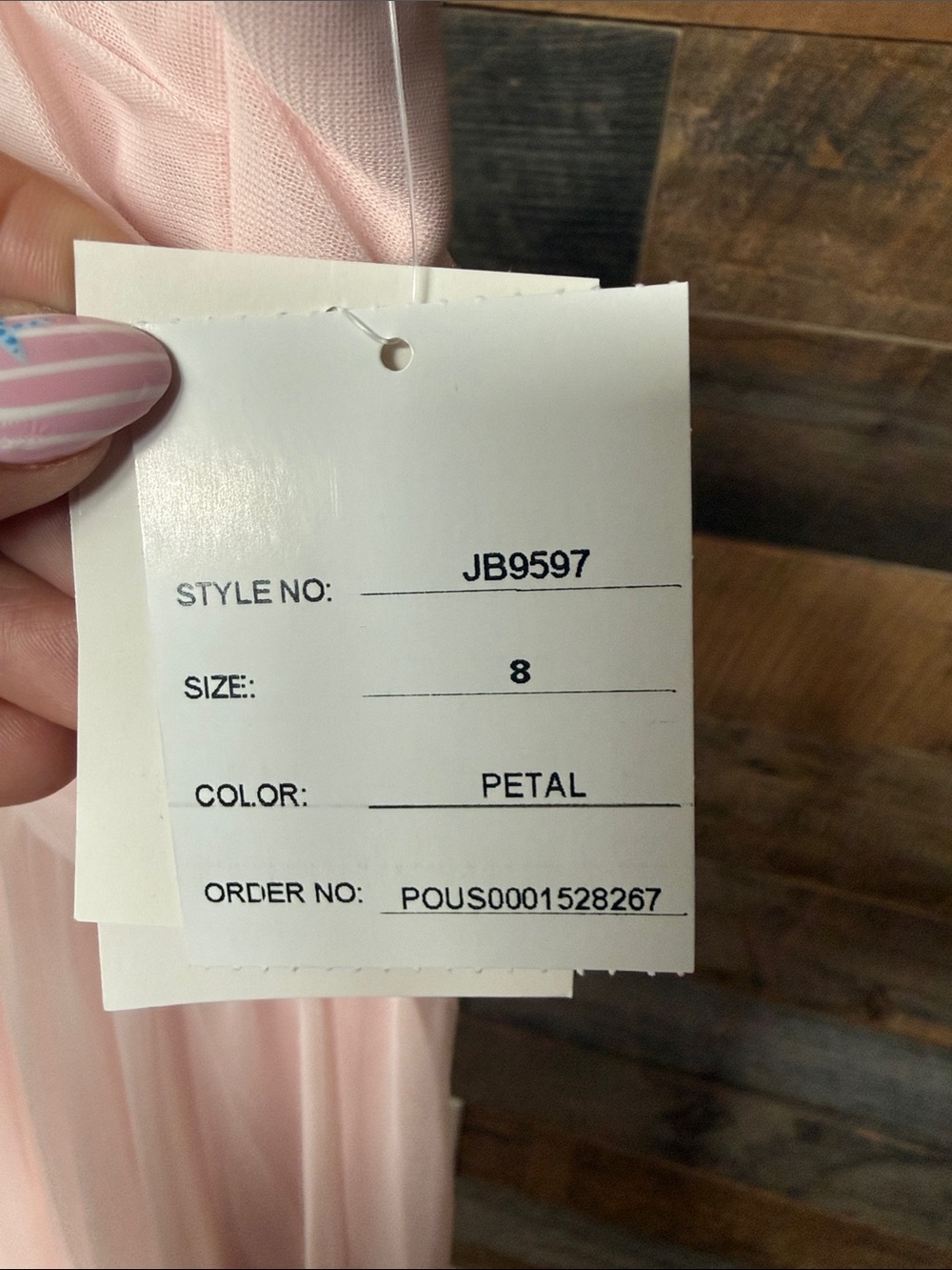 Blush Pink Halter Chiffon Maxi Dress - Picture 4 of 7